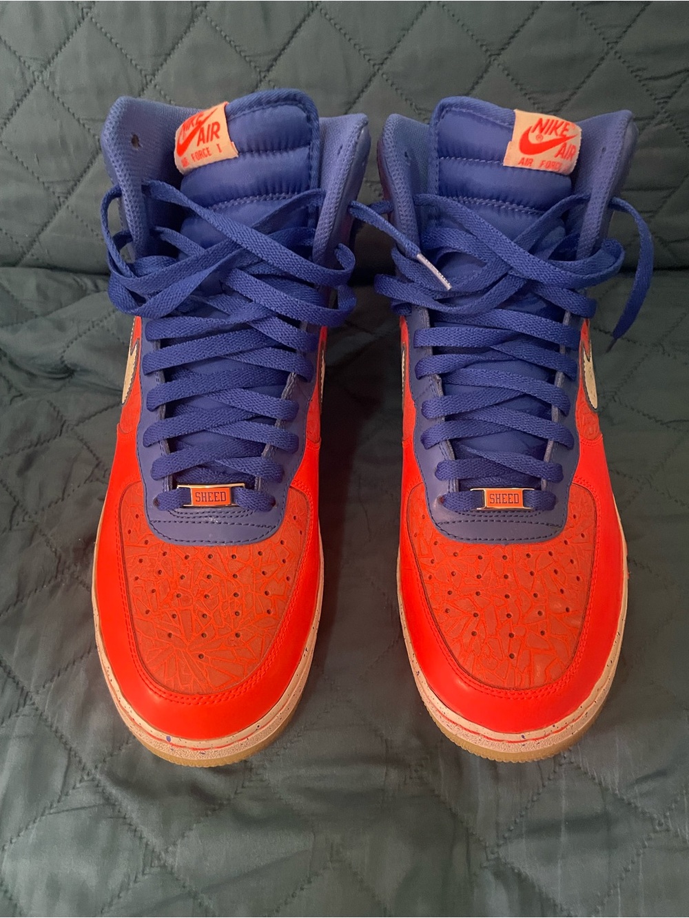 Nike Air Force 1 Rasheed Wallace Knicks colorway size 11